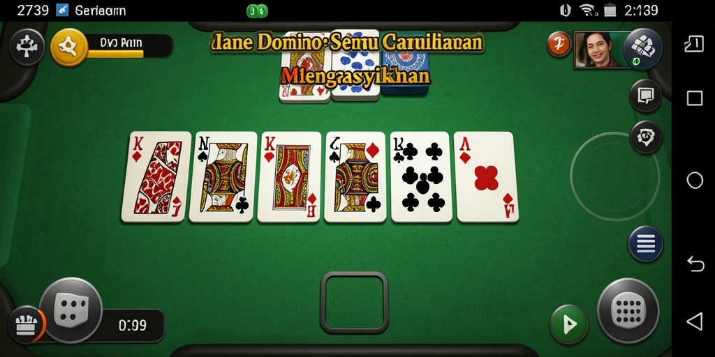 Tampilan gameplay seru dari game Domino 2739.