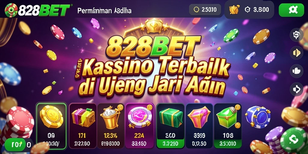 Tampilan gameplay kasino yang mengasyikkan di 828BET.