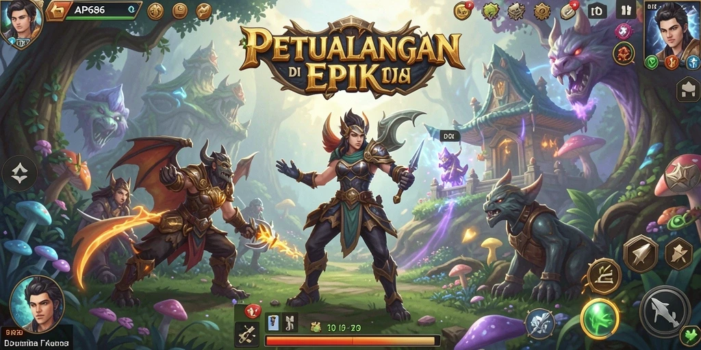 Screenshot gameplay AP686 menampilkan aksi mendebarkan dan eksplorasi yang luas.