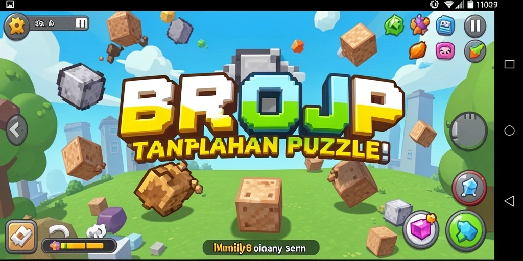 Tampilan gameplay BROJP yang menarik dengan berbagai puzzle.