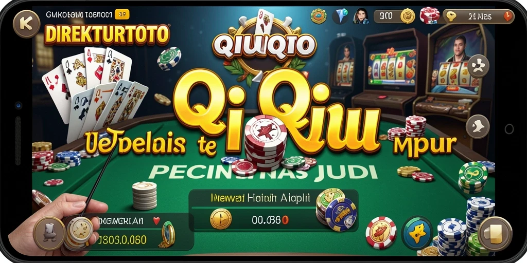 Tangkapan layar DIREKTURTOTO menampilkan pemainan seru QiuQiu.