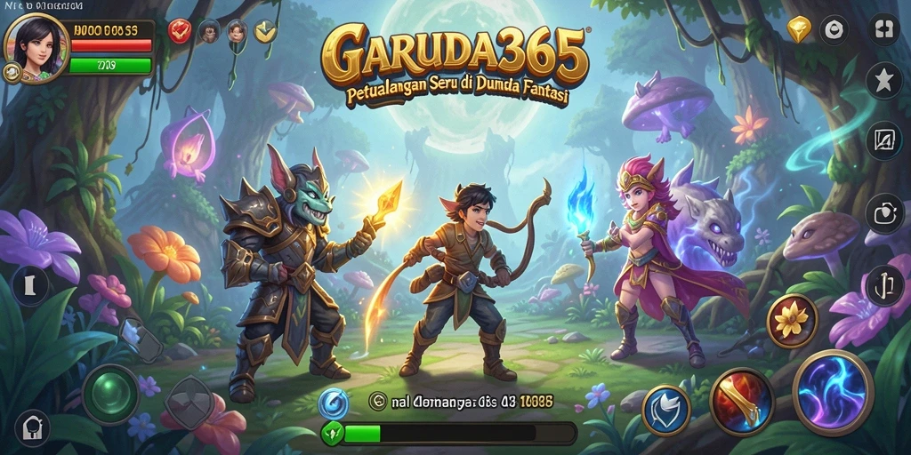 Menampilkan gameplay seru dalam dunia fantasi yang menarik.