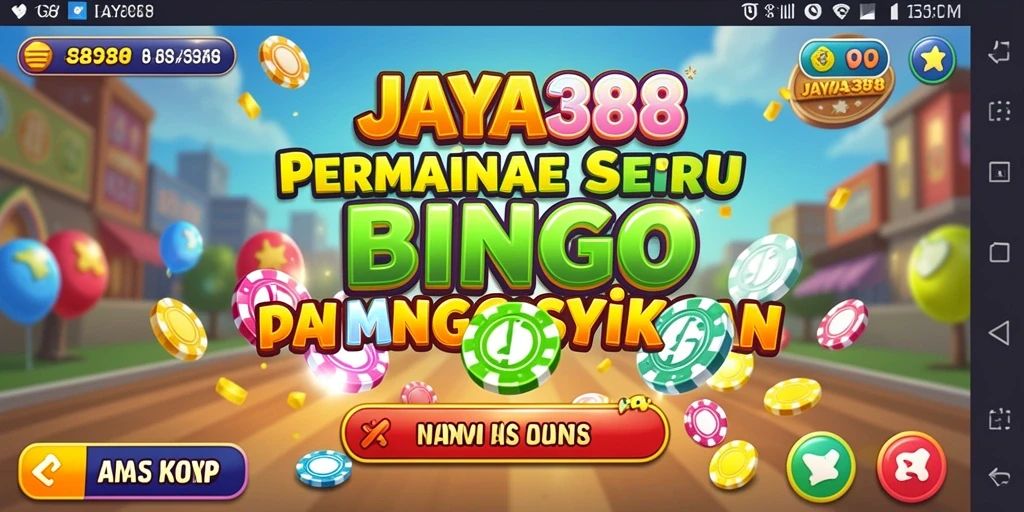 Tampilan gameplay seru di JAYA388 dengan interaksi pemain dan Bingo