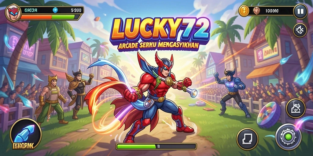 Tampilan sertakan gameplay LUCKY72 yang menegangkan dan penuh warna.