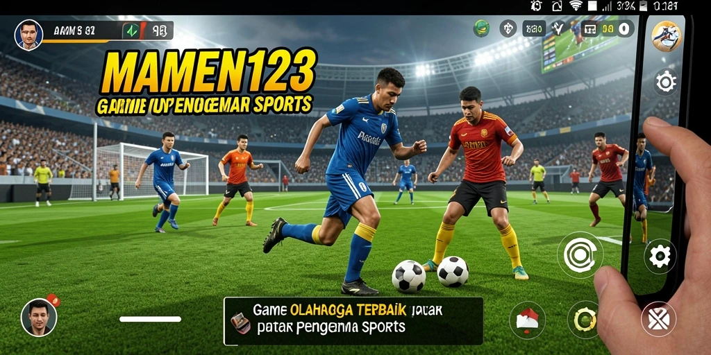 Tampilan permainan MAMEN123 yang penuh aksi dan seru.