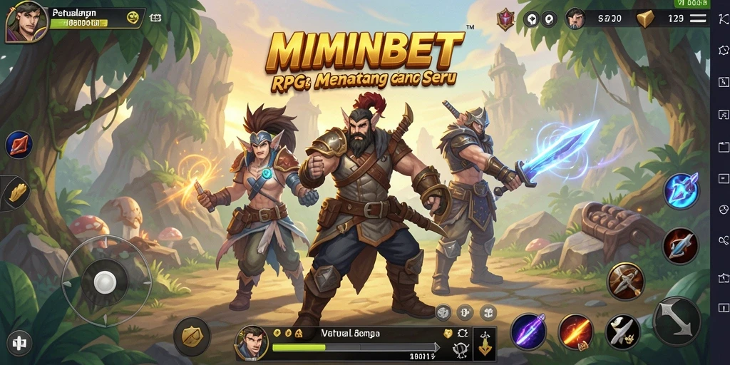 Tampilan aksi seru dari gameplay MIMINBET yang menantang.
