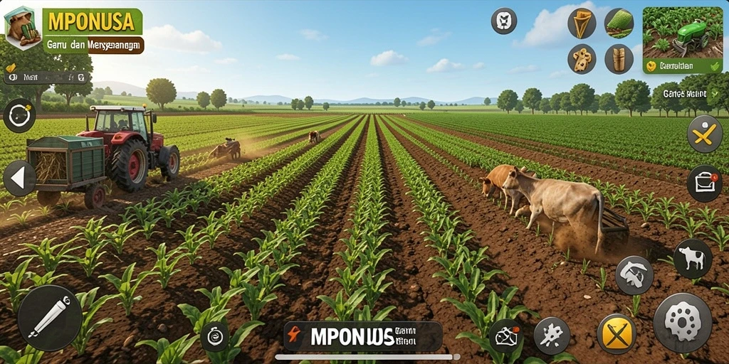 Gameplay seru di dunia pertanian dengan grafis menarik