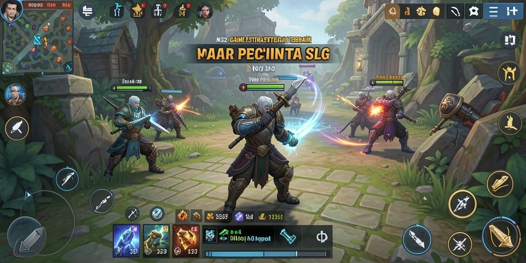 Tampilan gameplay yang mendebarkan dalam N32, penuh strategi dan pertempuran.