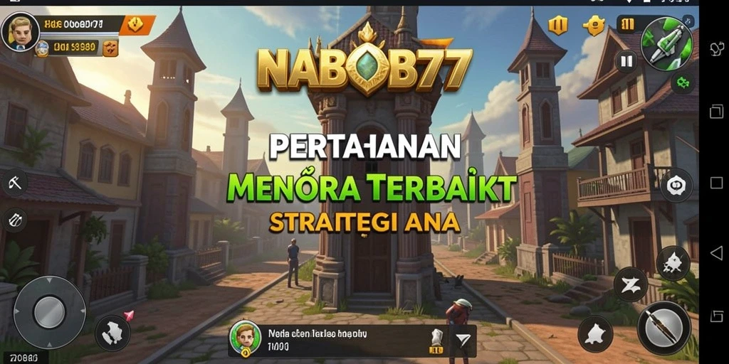 Tampilan menakjubkan dari gameplay Tower Defense NABOB77.