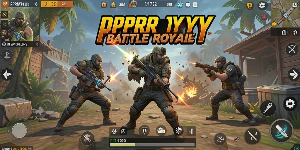 Tampilan gameplay seru dalam PPRRYY, penuh aksi dan strategi.