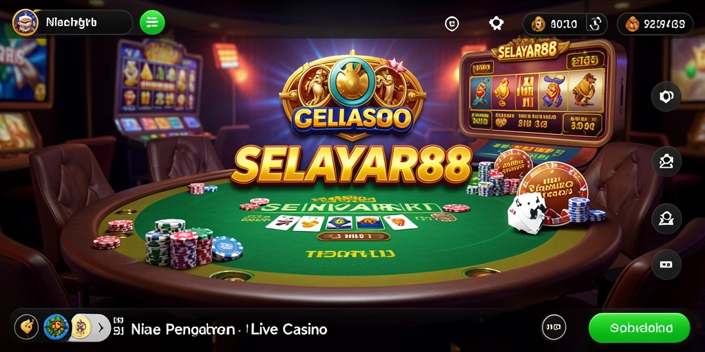 Tampilan gameplay mendebarkan di SELAYAR88 Live Casino.