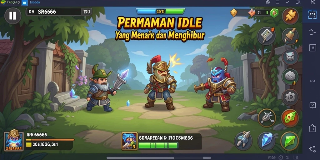 Tampilan gameplay SR6666 yang menenangkan dan mengasyikkan.