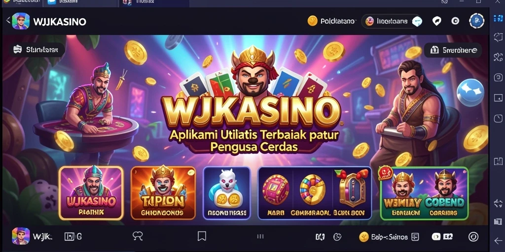 Tampilan antarmuka utama WJKASINO yang mudah digunakan dan menarik.