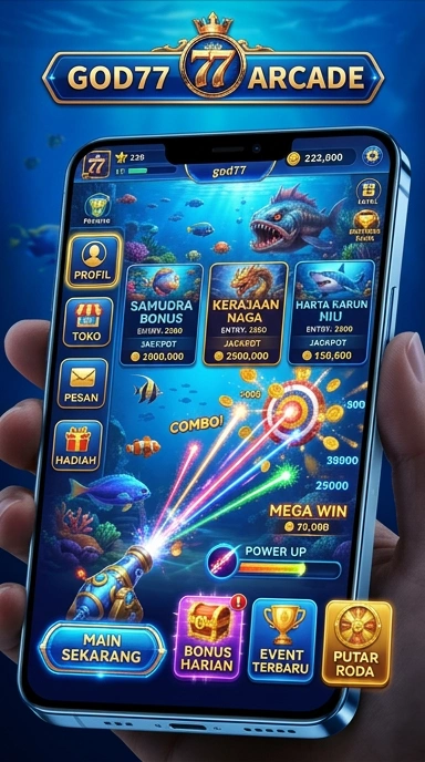 Screenshot fitur unggulan dari aplikasi favorit di god77.